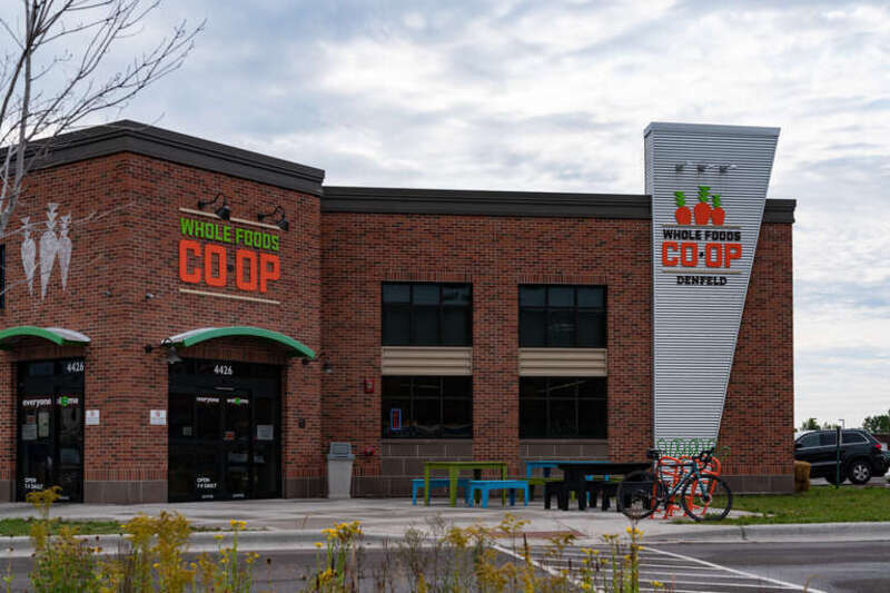 The Whole Foods Co-Op natural foods store's Denfeld location in Duluth, Minnesota.