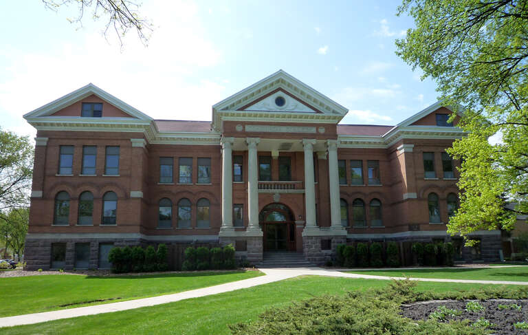 Old Main, Concordia College (Moorhead State) campus, Moorhead, Minnesota, USA.