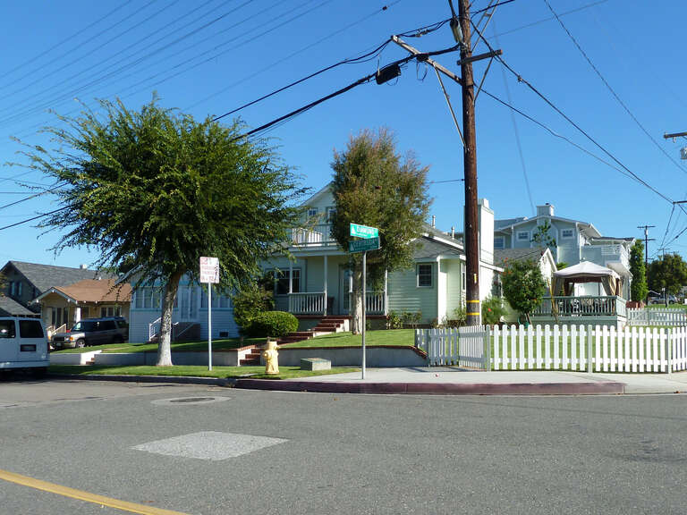 Redondo Beach Original Townsite Historic District, Redondo Beach, California, USA.