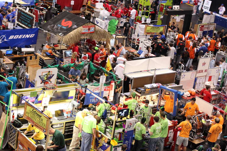 Palmetto Partners announces “Rebound Rumble” as high-school students from six states and Charleston area schools gather to showcase their hard work in the 2012 FIRST (For Inspiration and Recognition of Science and Technology) Robotics Competition