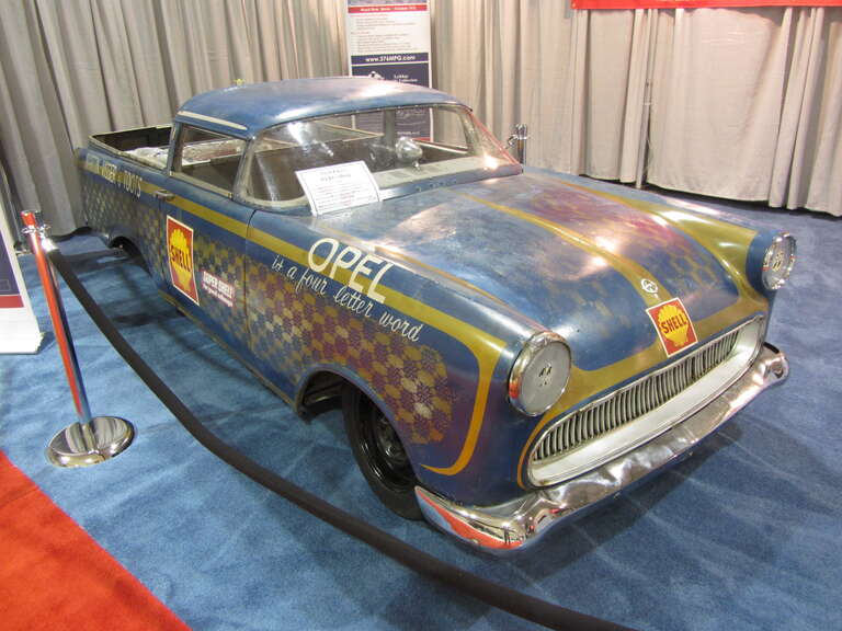 At the 2012 Seattle Auto Show was this display from the LeMay Museum.  In 1973, this modified Opel wagon achieved 376 MPG at a minimum of 30 miles per hour.   This is the kind of stuff that Harold LeMay collected and now some of it is on show at the