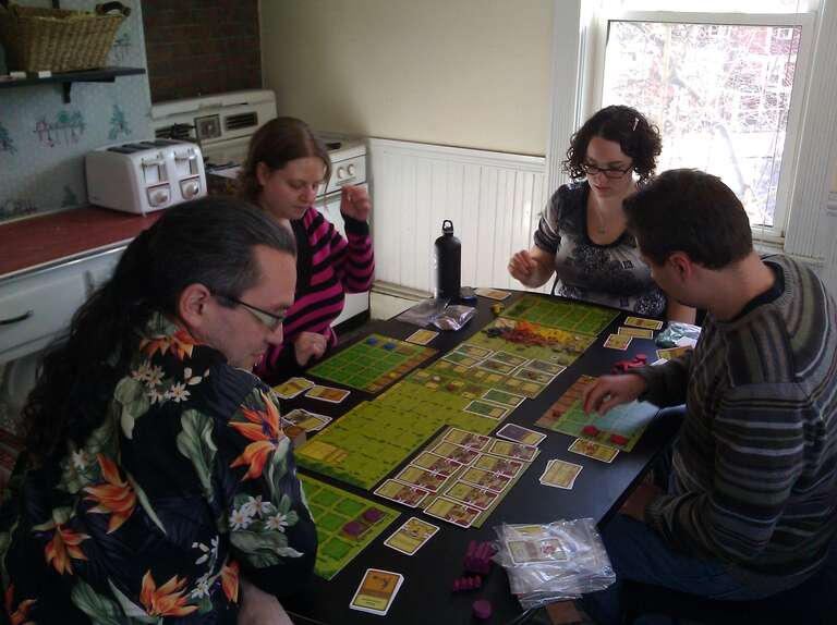 Sans animeeples (Jess brought her copy).