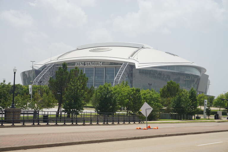 AT&amp;amp;T Stadium in Arlington, Texas (United States).