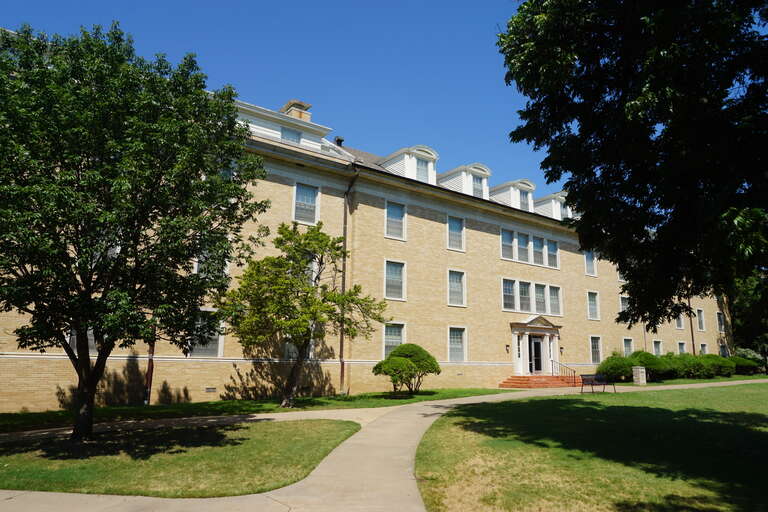 Caruth Residence Hall for Women on the campus of Austin College in Sherman, Texas (United States).