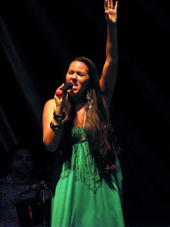 Singer Beckah Shae at the Tennessee State Fair