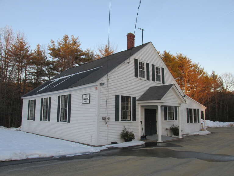 Bow Town Hall, 1847, Bow New Hampshire