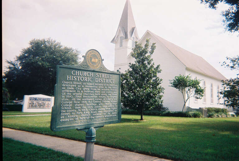 Church Street Historic District, in Dade City, Florida