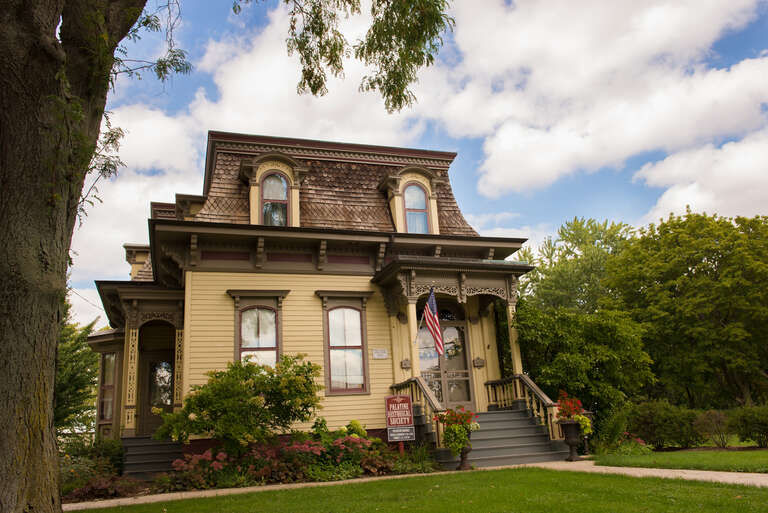 George Clayson House, 224 E. Palatine Rd. Palatine, Cook County, Illinois
