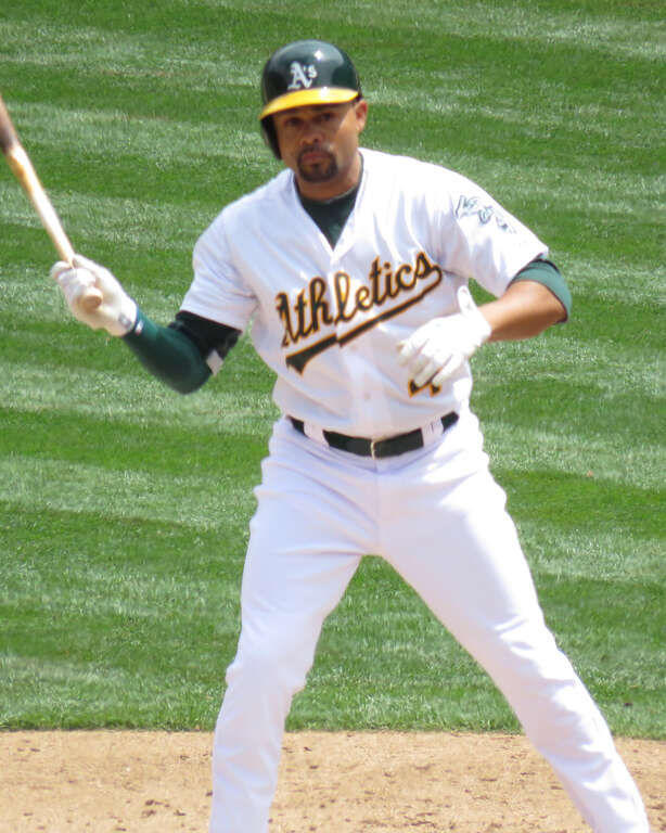 Coco Crisp with Oakland in 2015