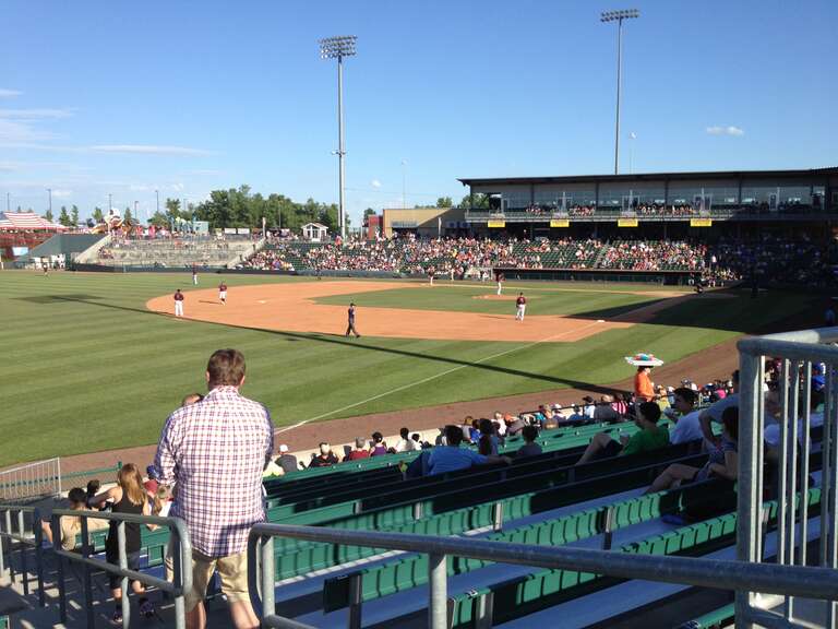 Community America Ballpark view from left field stands