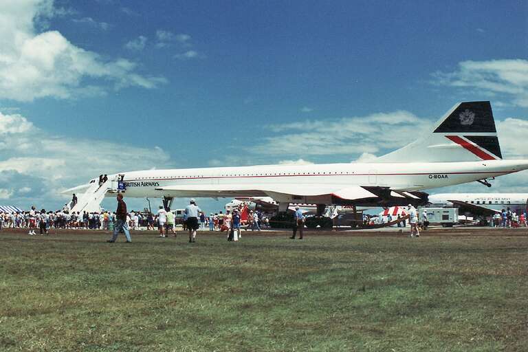 G-BOAA is currently on display at the Museum of flight, East Fortune Airfield, near Edinburgh Scotland. (Airventure 1990)