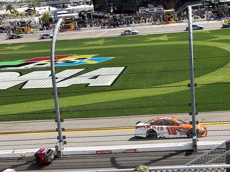 Daniel Suárez at The Advance Auto Parts Clash at Daytona International Speedway February 19,2017