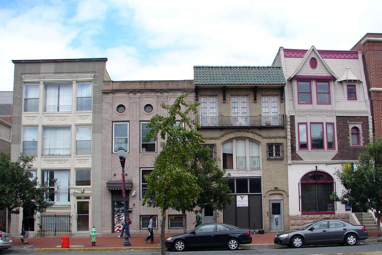 James M. Downey Building	on the NRHP since August 22, 1990. At 521 Cooper St., Camden, New Jersey.  First building on the left.  525 (two buildings to the right) is also on the NRHP, and both are part of the Cooper Street Historic District.