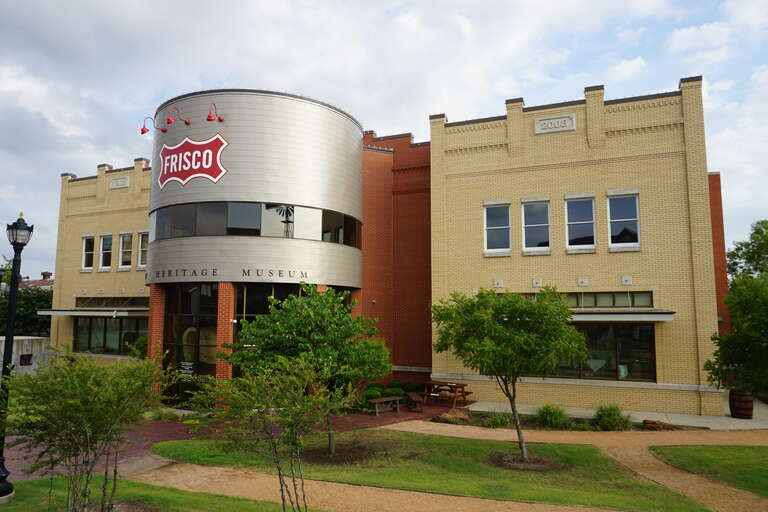 The Frisco Heritage Museum at the Frisco Heritage Center in Frisco, Texas (United States).