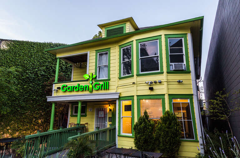 Garden to Grill, a vegan restaurant on 2315 K Street in Midtown, Sacramento, California.
