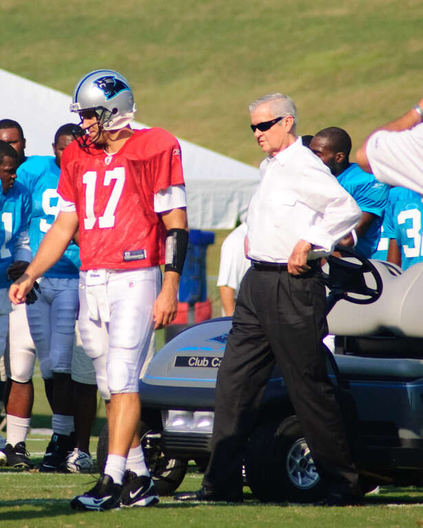 A morning at the Carolina Panther's Training Camp at Wofford College in Spartanburg, S.C. on 8/10/2009