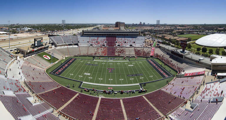 Jones AT&amp;amp;T Stadium in Lubbock just before kickoff....well a few hours anyways