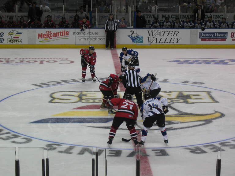 Colorado Eagles, CHL, 2nd/last exhibition game, Oct 2005