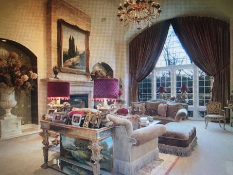 Inside the museum with original artifacts.