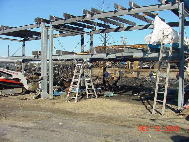 Aftermath of the December 11, 2003 fire at the Crosby Boat Yard, Osterville, Massachusetts
MassDEP RTN: 4-0018147

&amp;lt;a href=&quot;http://db.state.ma.us/dep/cleanup/sites/Site_Info.asp?textfield_RTN=4-0018147&quot;
