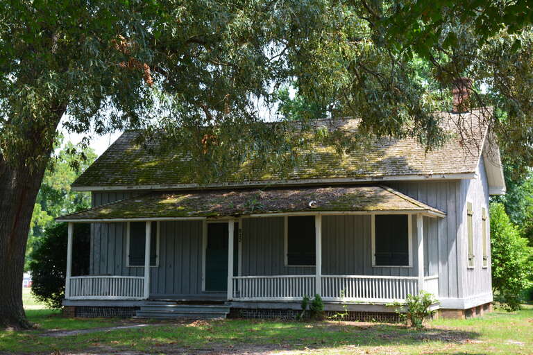 McCall House Located at 822 Arsenal Avenue in Fayetteville, Cumberland County, North Carolina, the McCall House c.1862 is a small one-story gable-roof building.  It was originally associated with the Arsenal of Fayetteville, authorized in 1836 as a