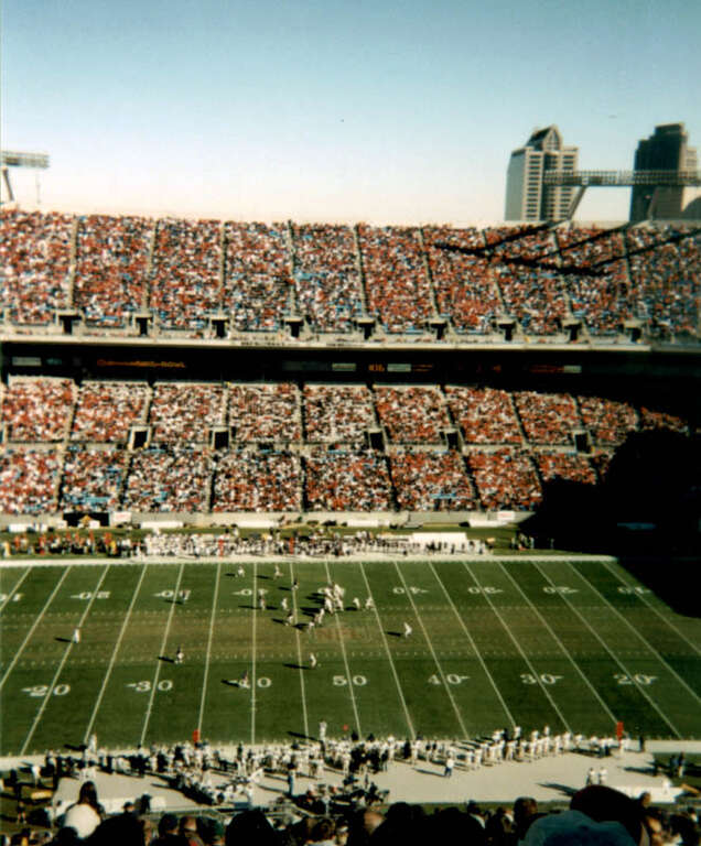 Meineke Car Care Bowl, Bank of America Stadium (Virgina vs Pitt; formerly called Continential Tire Bowl)