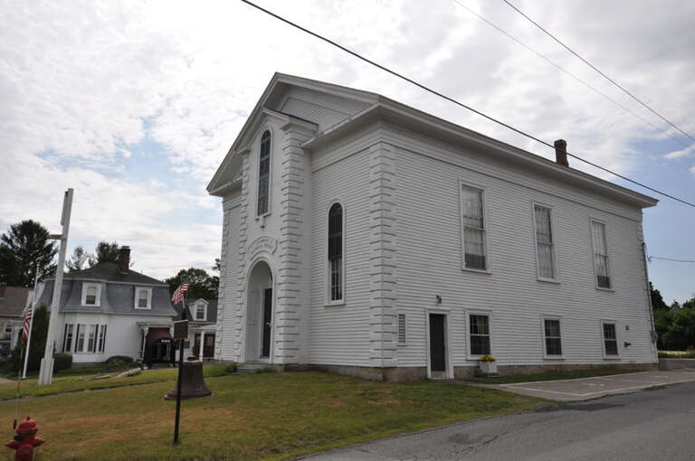 Northborough Historical Society (the former First Baptist Church of Northborough), Northborough, Massachusetts.