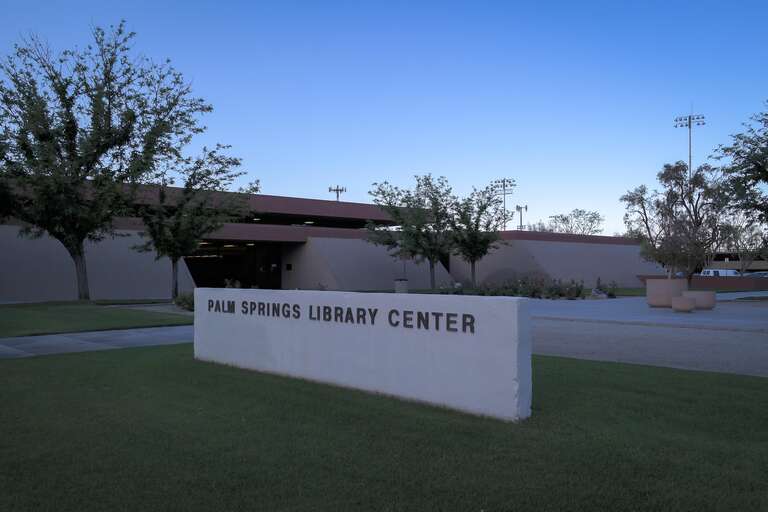 A view of the Palm Springs Library Center