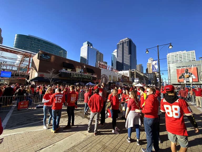 Super Bowl Sunday, Kansas City, February 2, 2020, the day the Chiefs won Super Bowl LIV