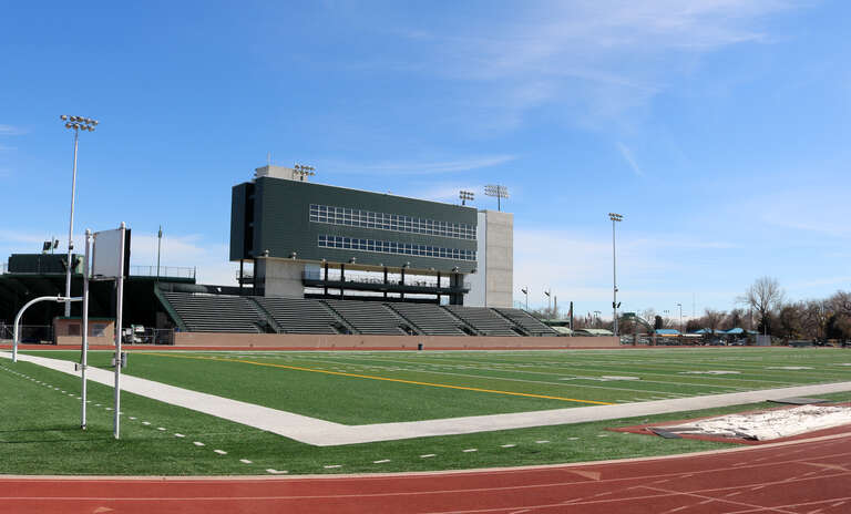 Ralph Stocker Stadium, located at 998 North 12th Street in Grand Junction, Colorado. The stadium is used for college, high school, and semi-pro football and for other sports as well.