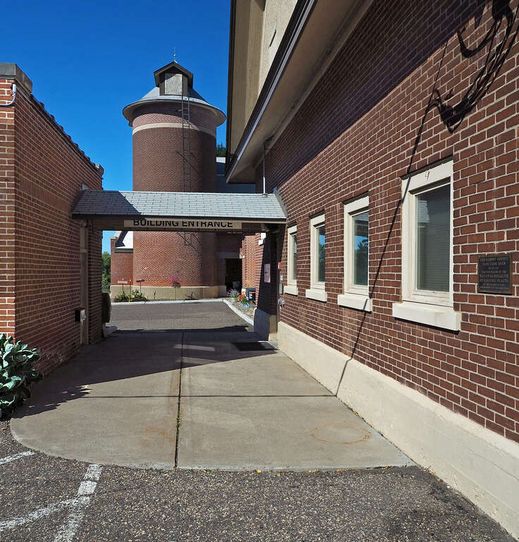 Ramsey County Poor Farm Barn, 2020 White Bear Ave, Maplewood, Minnesota, USA.  View of west façade looking due north.  



This is an image of a place or building that is listed on the National Register of Historic Places in the United States of