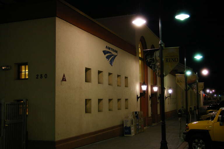 Amtrak depot in w:Reno, Nevada