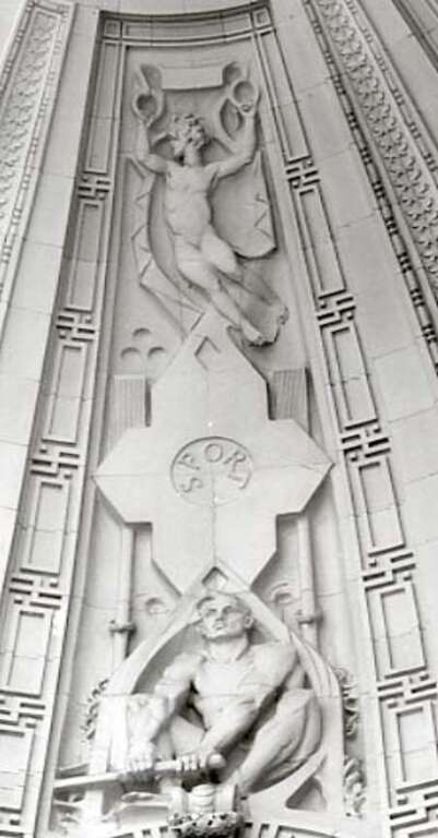 Riches of the Earth: The Joy of Effort by Alexander Stirling Calder, 1913-1915, Oakland, California