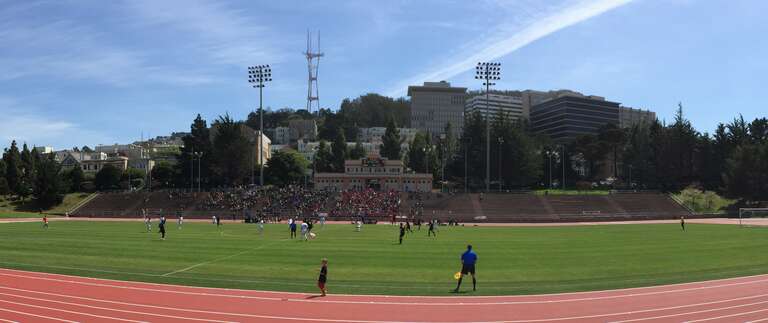 San Francisco City Football Club in Lamar Hunt US Open Cup action against Cal FC at Kezar Stadium in San Francisco, April 25, 2015.