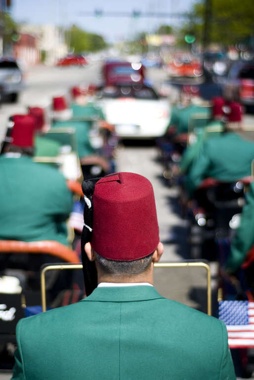 Shriners in a parade in Wichita, Kansas.