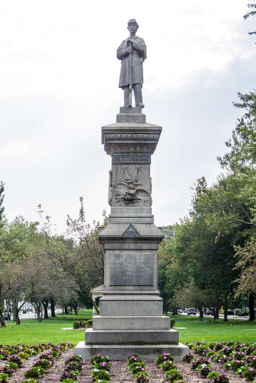 Soldiers' And Sailors' Monument, Milford Green, Milford, Connecticut in 2011.