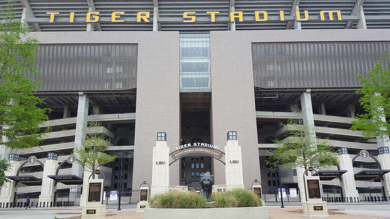 Tiger Stadium (LSU) Champions Plaza-Mike the Tiger