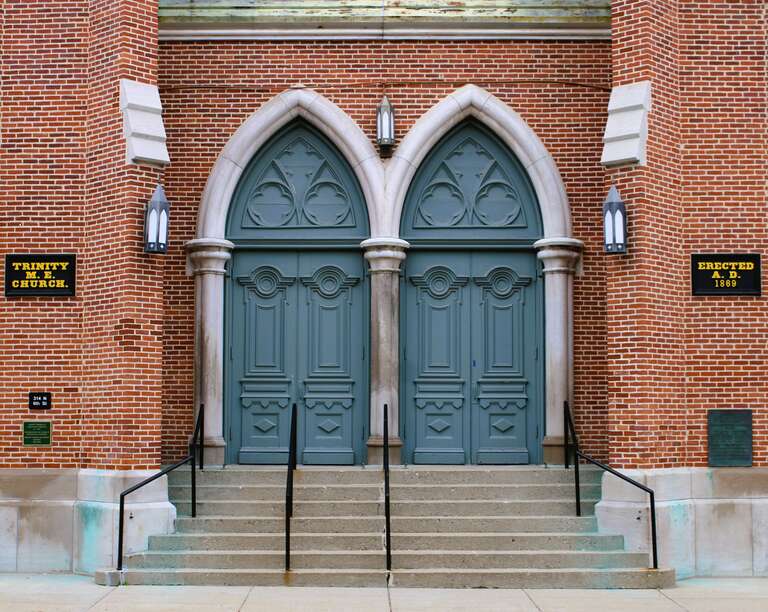 Trinity United Methodist Church in Lafayette, Indiana.