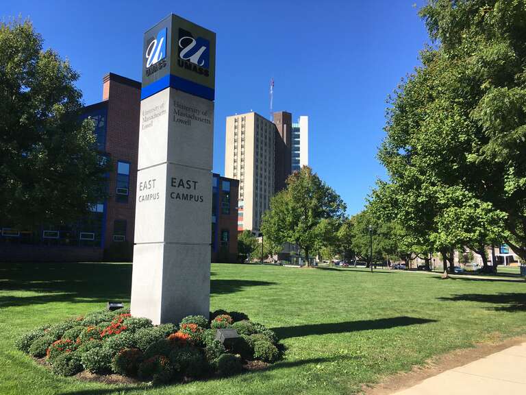 Signpost in front of the CRC