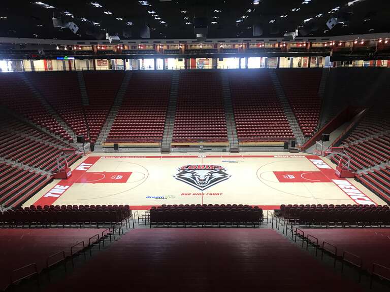 The home basketball court for the University of New Mexico.