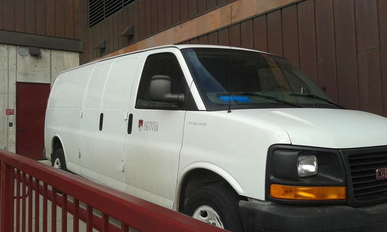 Van at the Ritchie Center