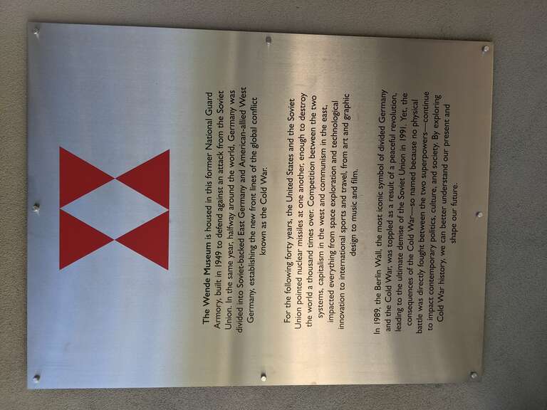 Photo taken at the Wende Museum, an art museum, historical archive of the en:Cold WarI, and center for creative community engagement in Culver City, California, founded in 2002.
Wende is a German word for “transformation” that commonly refers to the