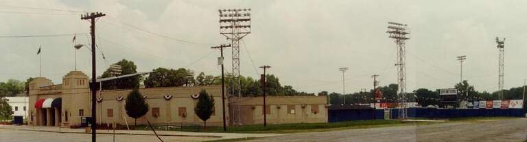 World War Memorial Stadium (Greensboro, NC)
Note: This is a composite of two photos.