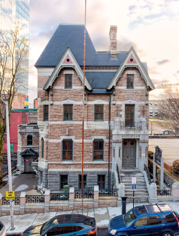 The G.A.R. Hall, formerly the Bull Mansion, Worcester, Massachusetts