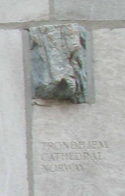 Tribune Tower Wall building fragment.