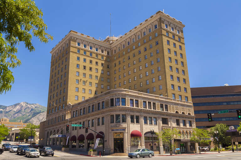 Ben Lomond Suites Historic Hotel in Ogden, Utah, USA.
Built in 1927. Example of Italian Renaissance Revival style in Utah.
2510 Washington Blvd

Ogden, UT 84401