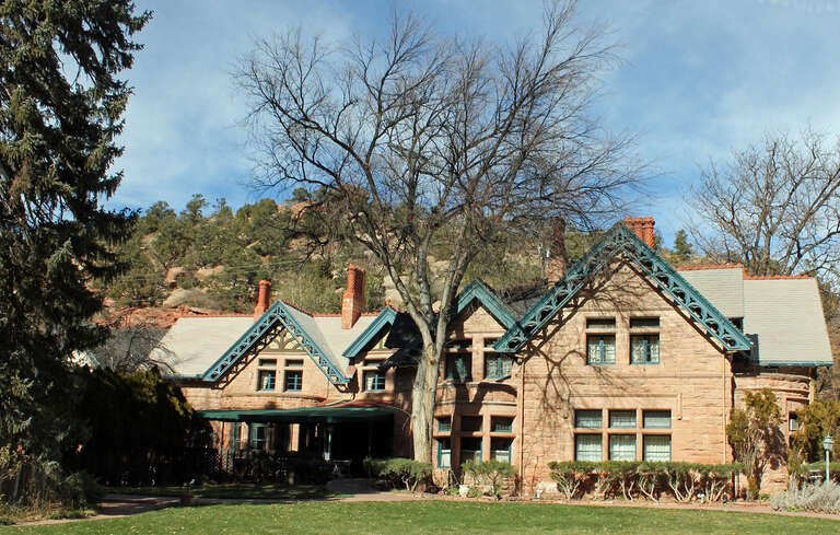 Briarhurst, a house located at 404 Manitou Avenue in Manitou Springs, Colorado. Also called the William A. Bell House, the property is listed on the National Register of Historic Places.