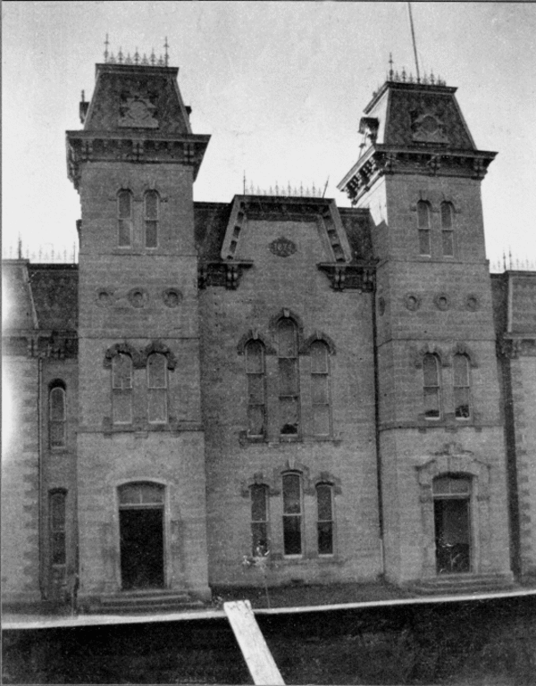 The County Commissioner in 1874 approved the creation of the Courthouse. The original design by Architect Charles Wheelock is an example of Second Empire architecture. Upon its completion, it was considered to be the tallest building in Texas, north