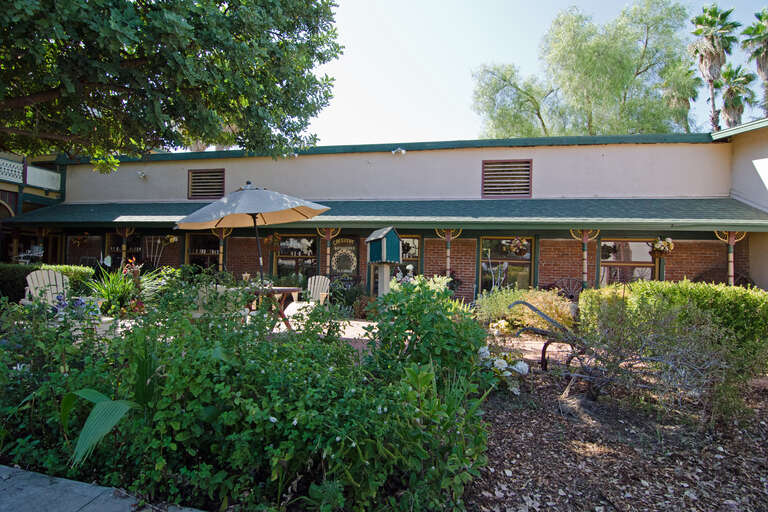Crescent Bathhouse South side of Crescent Bathhouse at 201 W. Graham Ave. in Lake Elsinore California