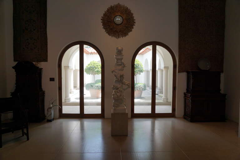 The Villa La Pausa replica at the Dallas Museum of Art in Dallas, Texas (United States).